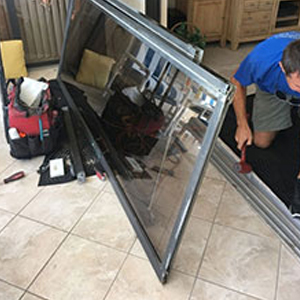 sliding glass door frame repair Montebello